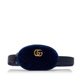 Gucci Velvet GG Marmont Matelasse Belt Bag (qgXms2)