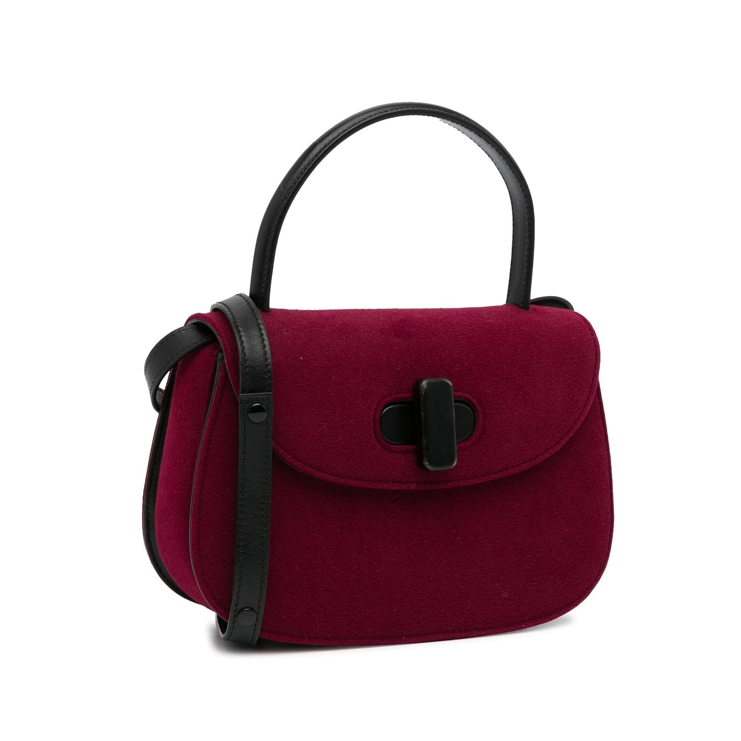 Gucci Velvet Twist Lock Satchel (LqJTBE)