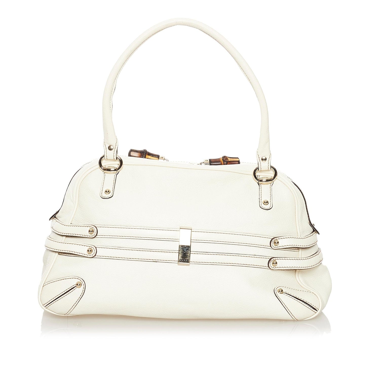 Gucci Wave Leather Handbag (33657)