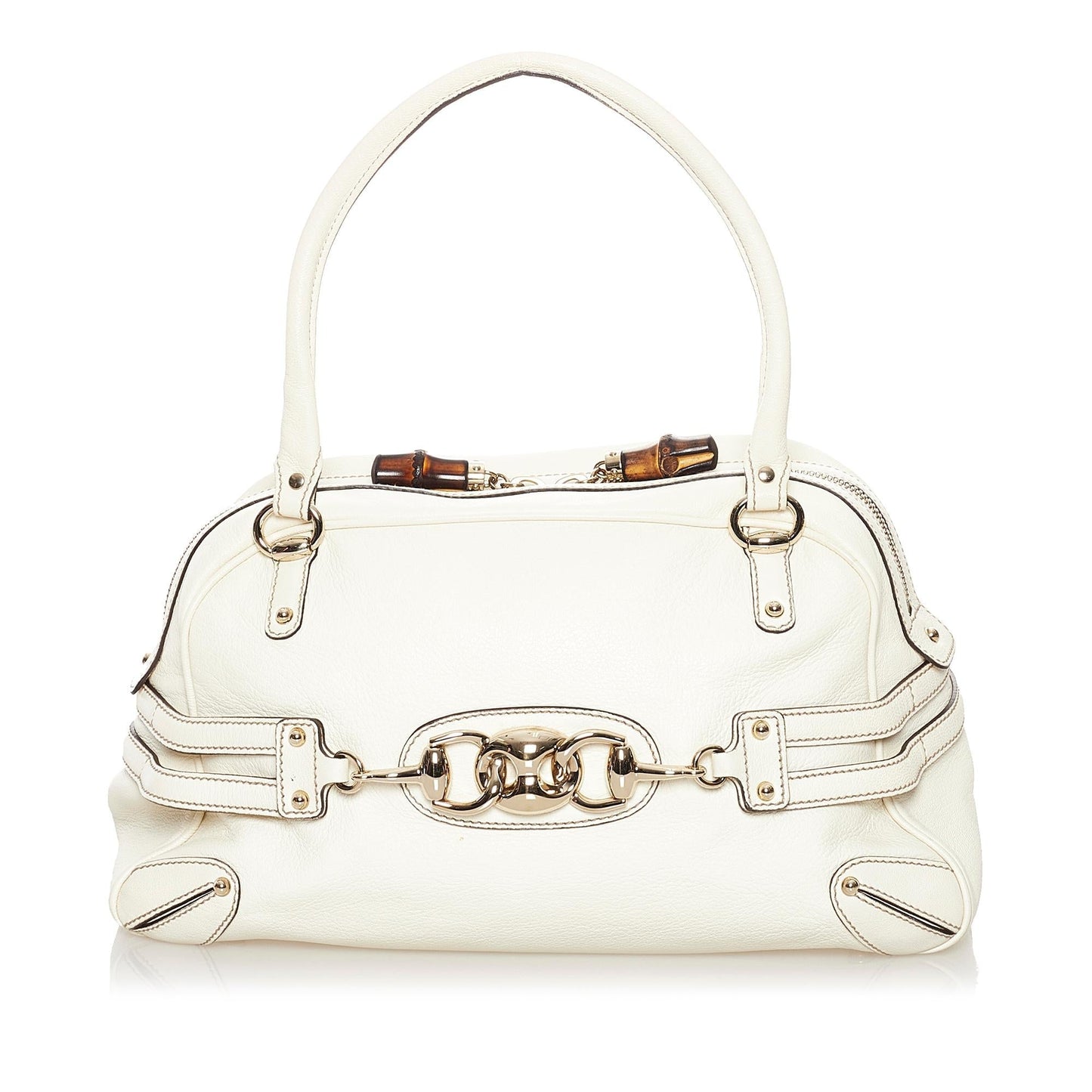 Gucci Wave Leather Handbag (33657)