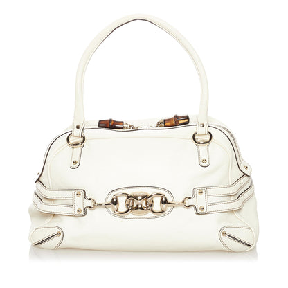 Gucci Wave Leather Handbag (33657)