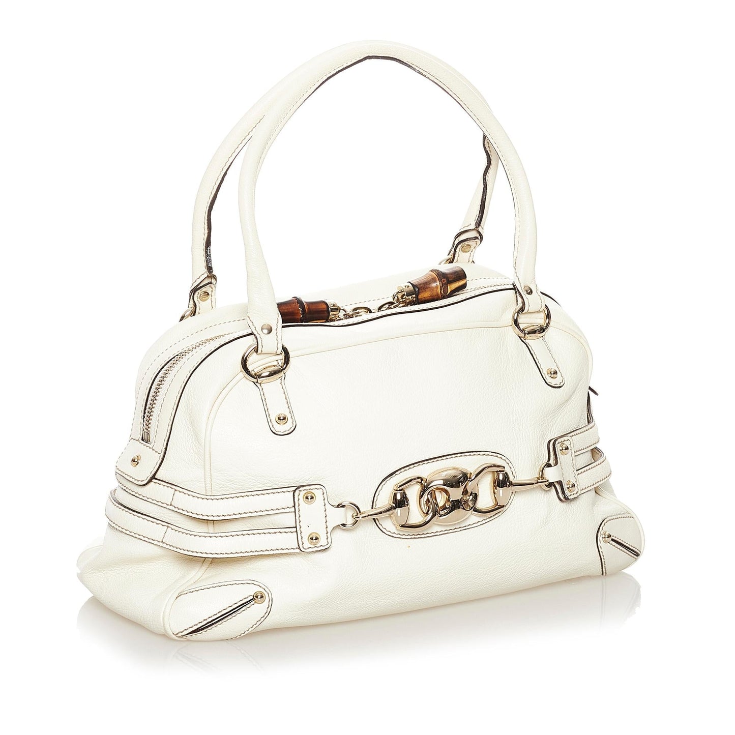 Gucci Wave Leather Handbag (33657)
