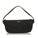 Gucci Web Canvas Boat Baguette (SHG-29382)