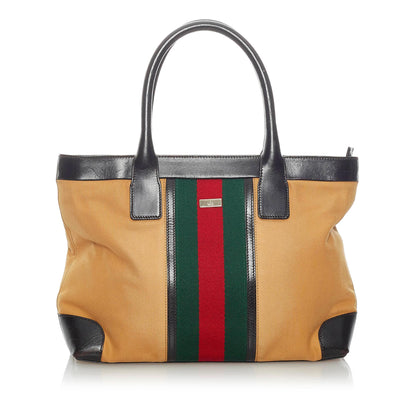 Gucci Web Canvas Handbag (32950)