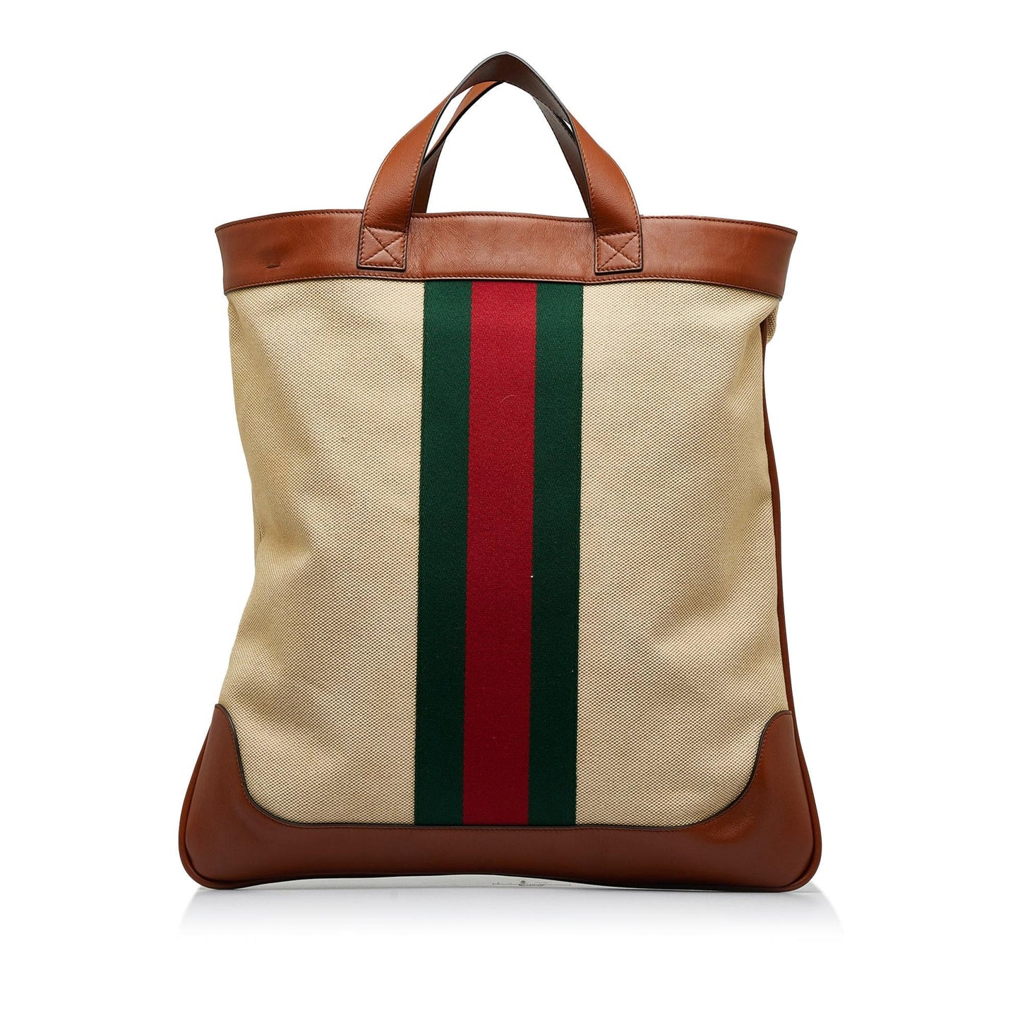 Gucci Web Canvas Satchel (g41Sc1)