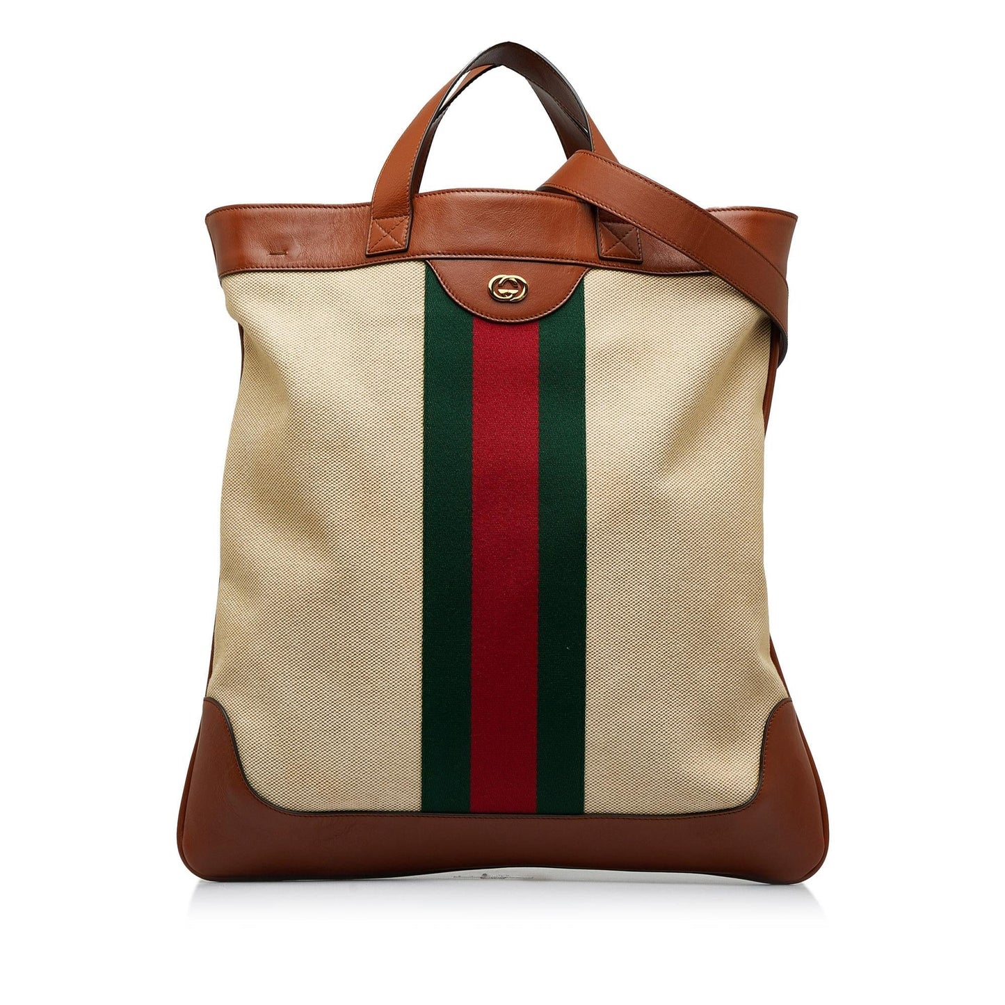 Gucci Web Canvas Satchel (g41Sc1)