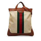 Gucci Web Canvas Satchel (g41Sc1)