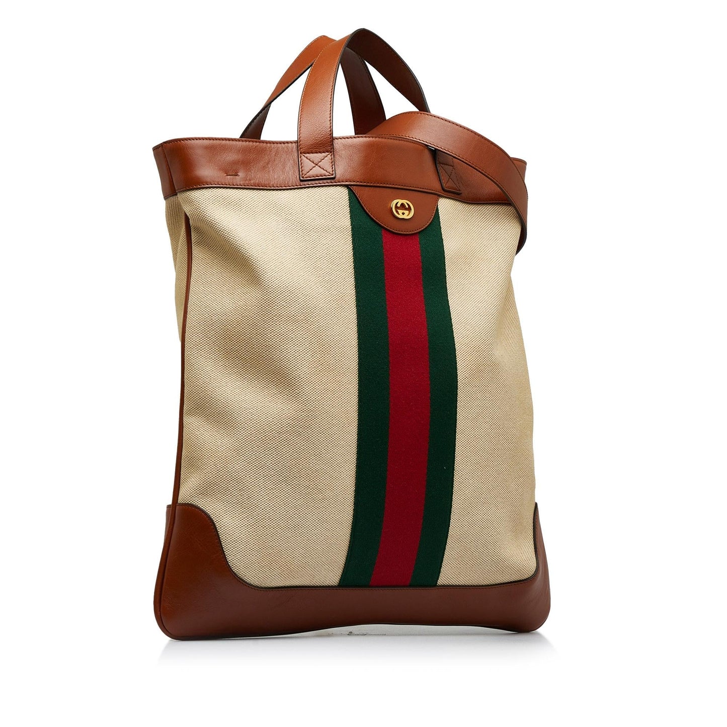 Gucci Web Canvas Satchel (g41Sc1)