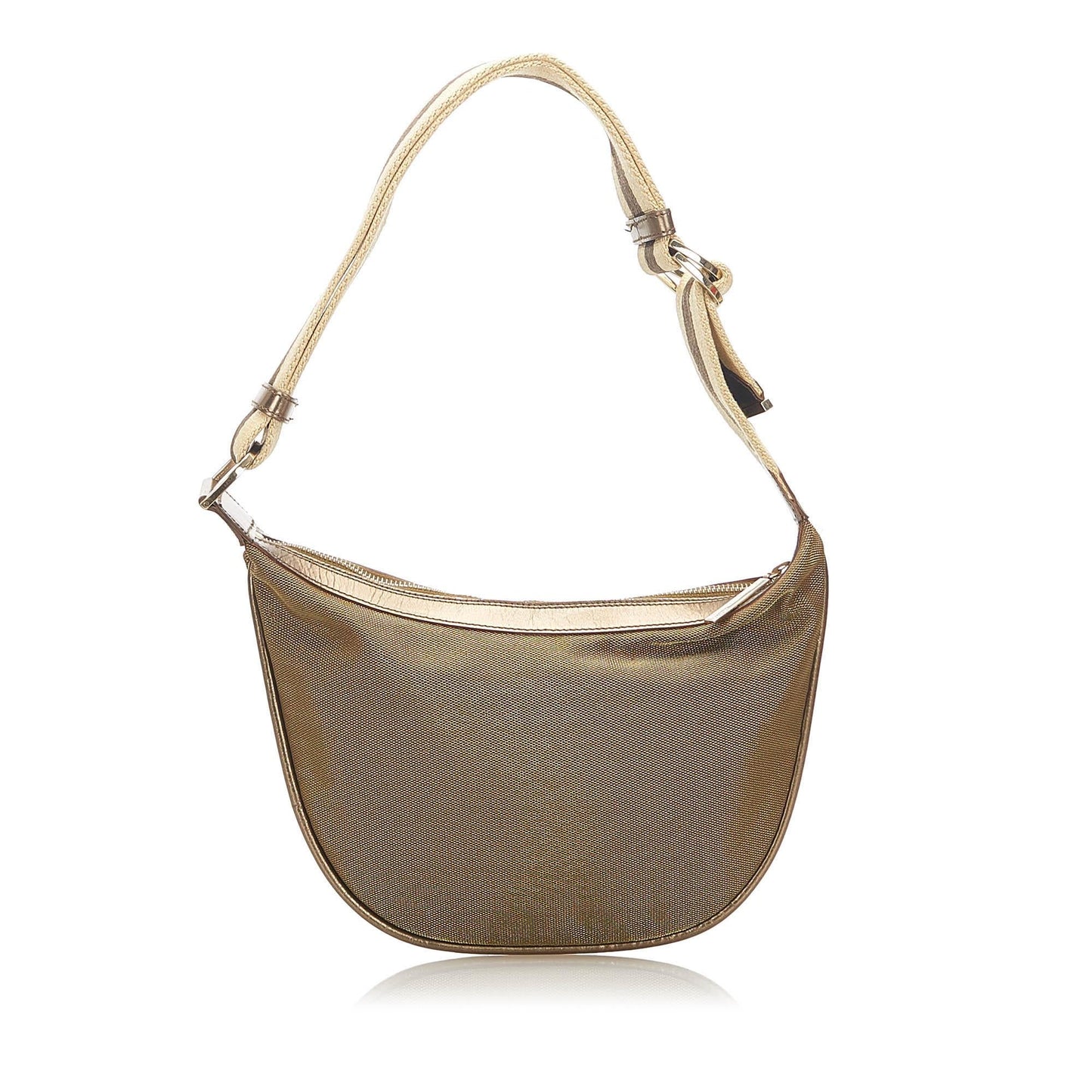Gucci Web Canvas Shoulder Bag (32365)