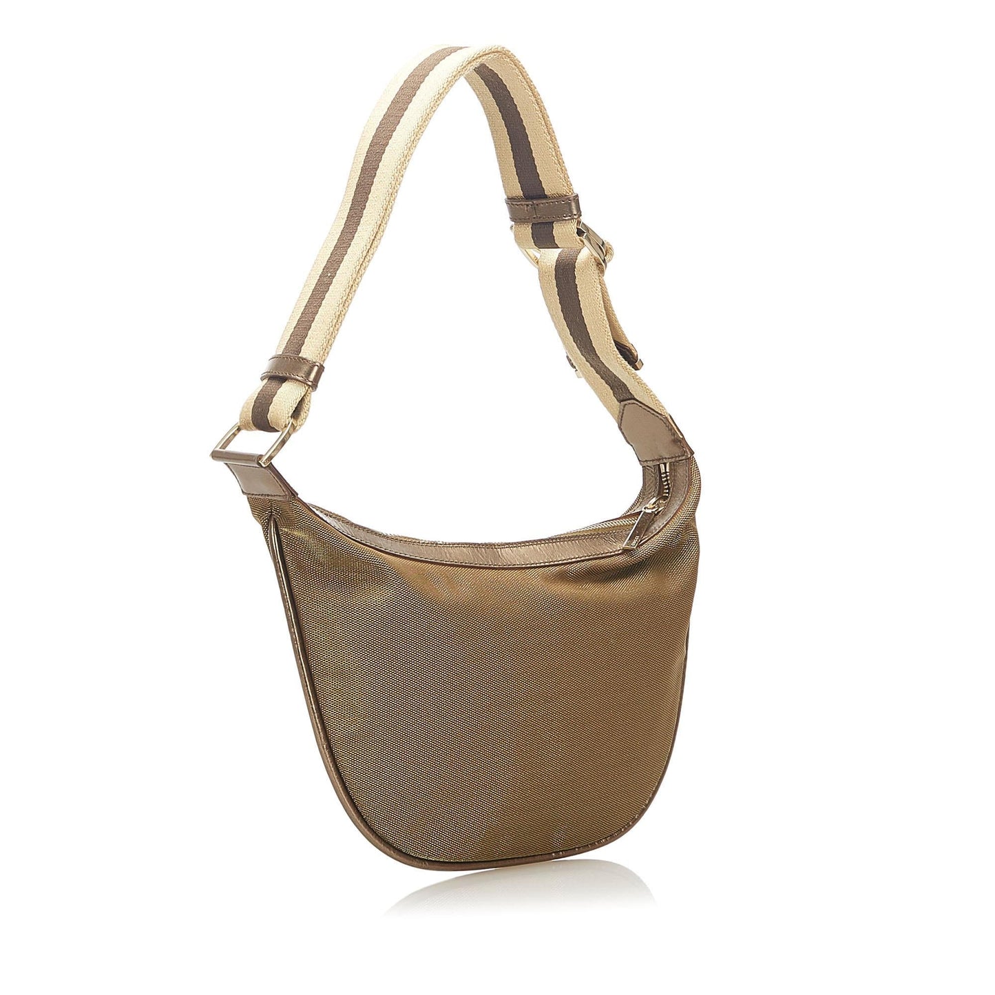 Gucci Web Canvas Shoulder Bag (32365)