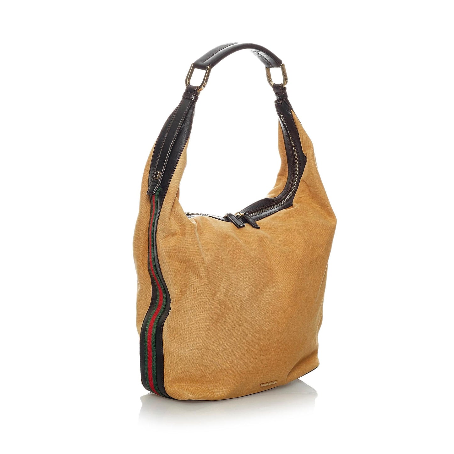 Gucci Web Canvas Shoulder Bag (34179)