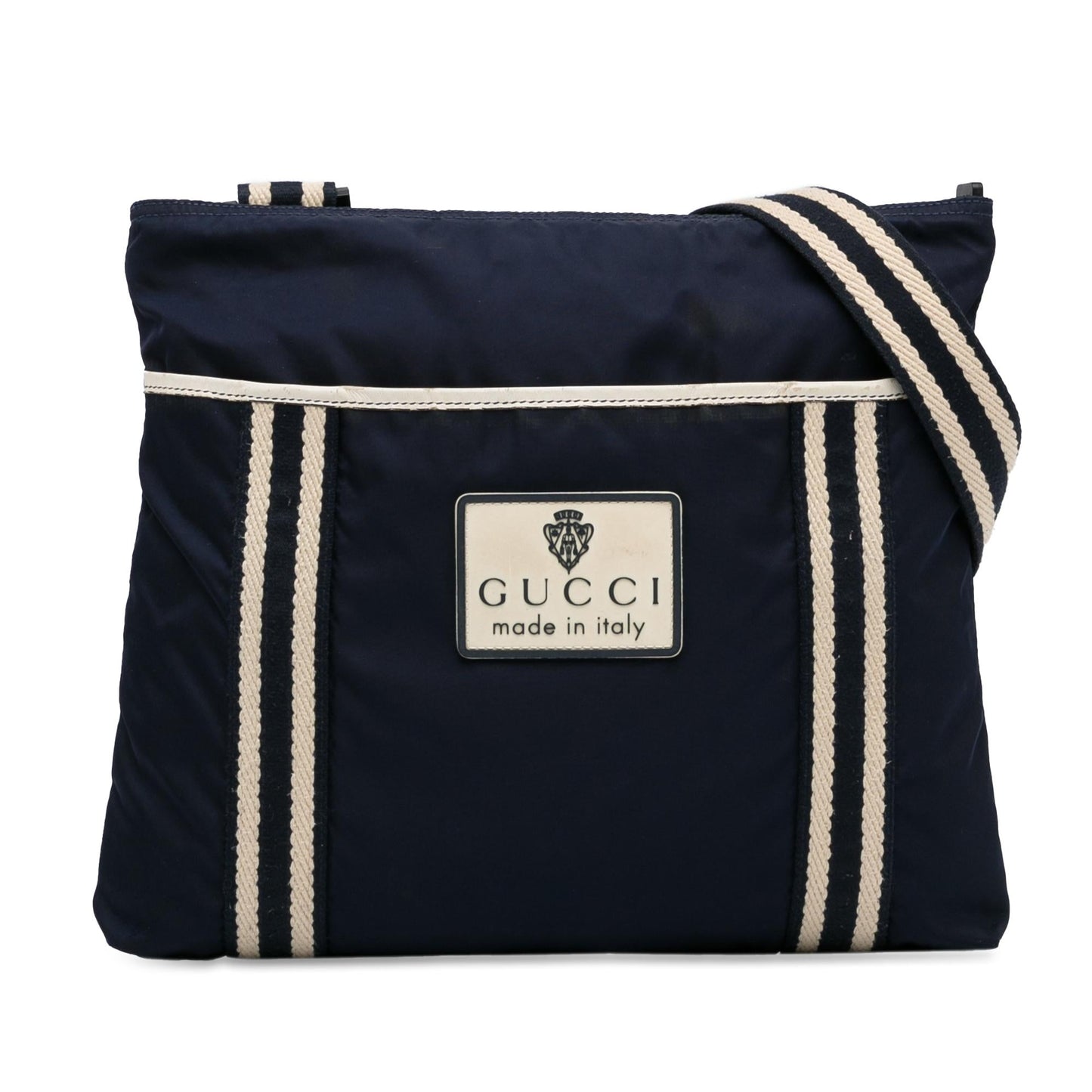 Gucci Web Crest Nylon Crossbody (RAJYVJ)