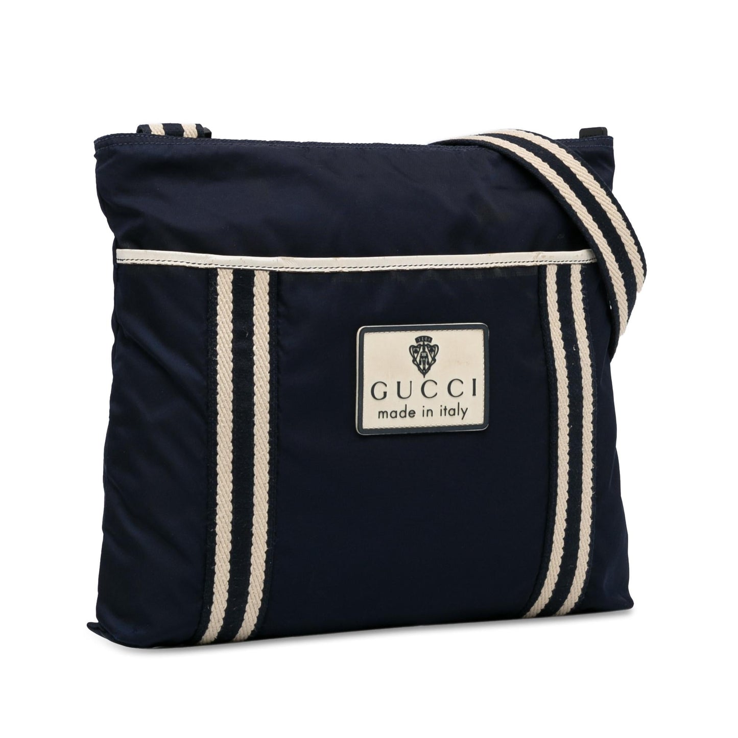 Gucci Web Crest Nylon Crossbody (RAJYVJ)