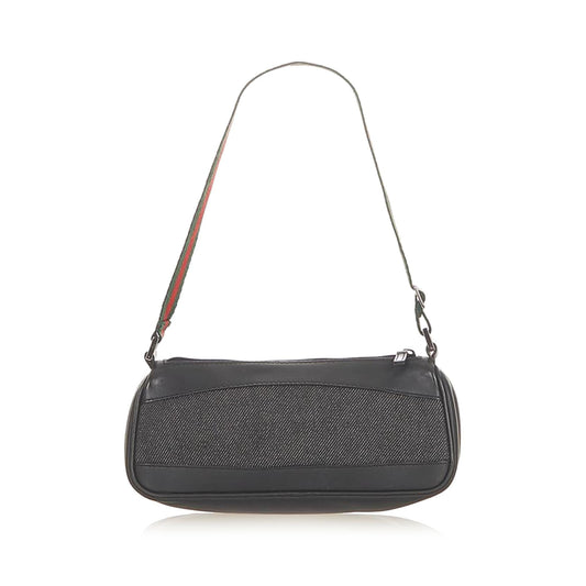 Gucci Web Denim Baguette (31872)