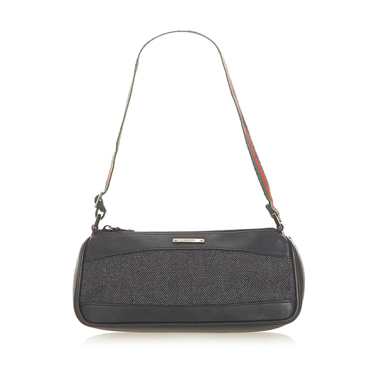 Gucci Web Denim Baguette (36578)