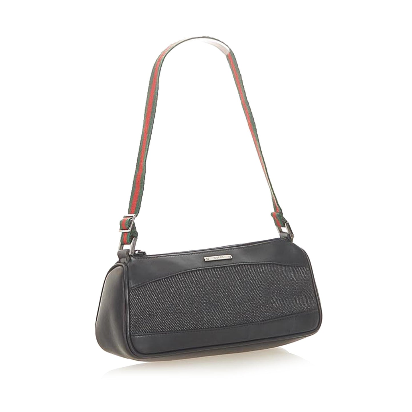 Gucci Web Denim Baguette (36578)
