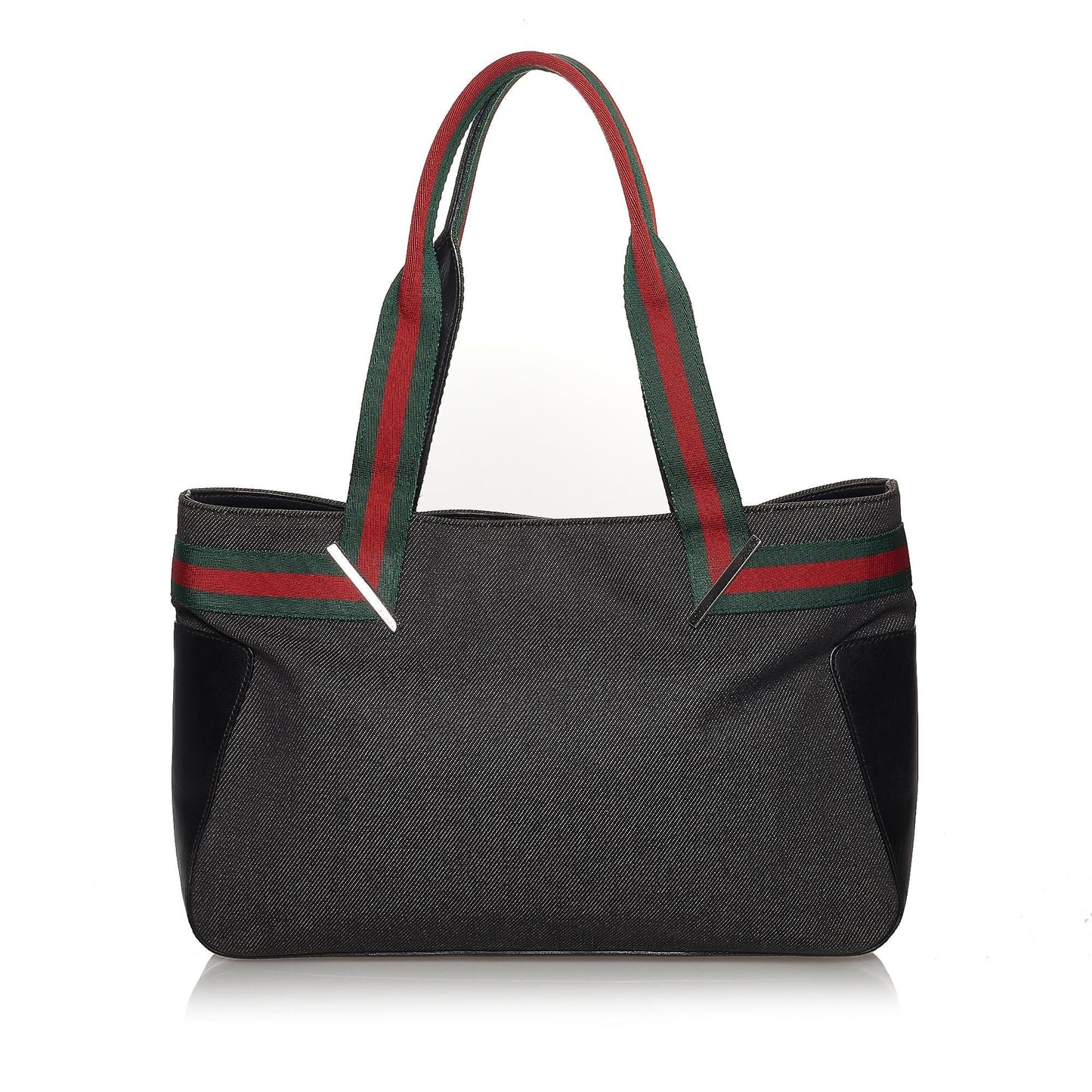 Gucci Web Denim Handbag (30943)