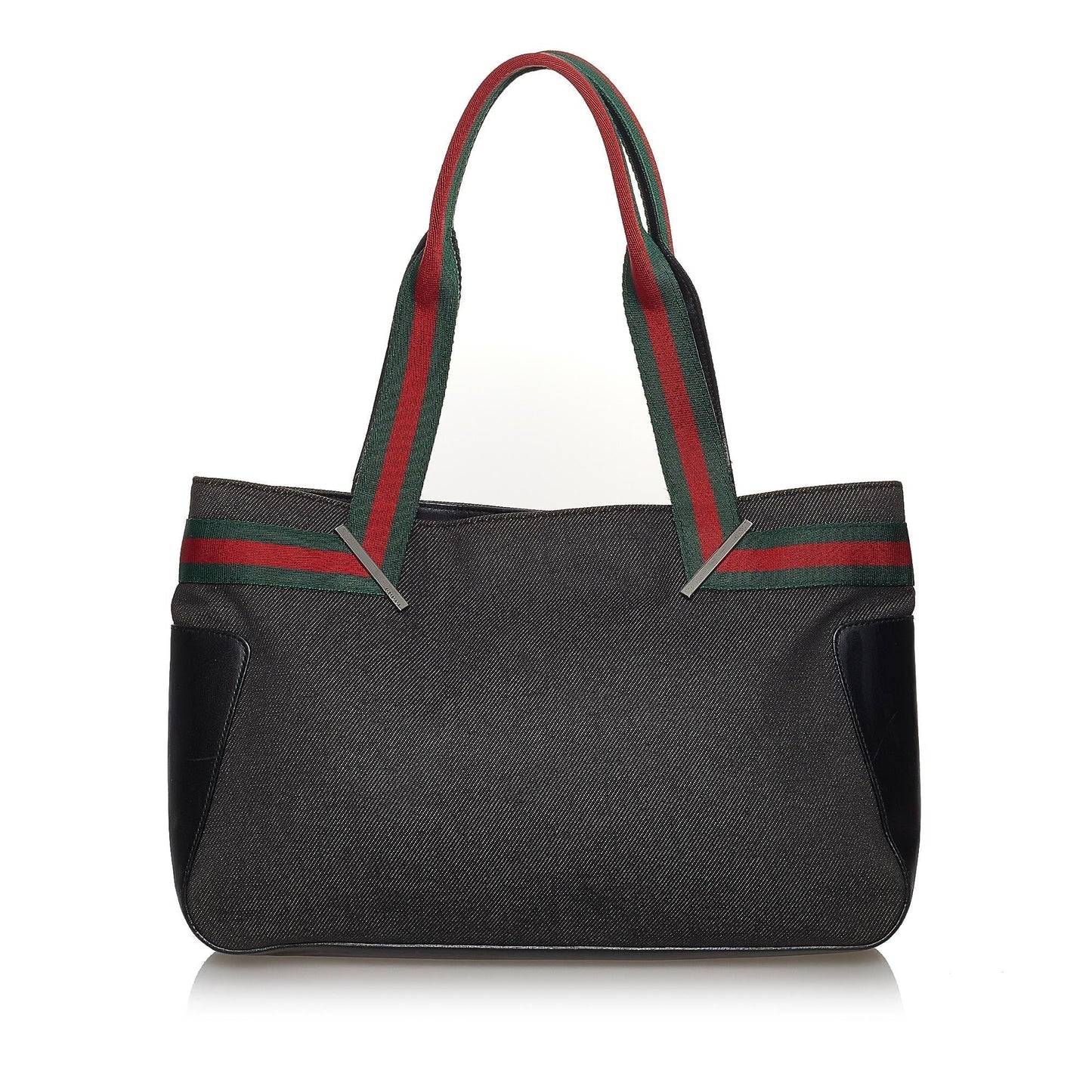 Gucci Web Denim Handbag (30943)