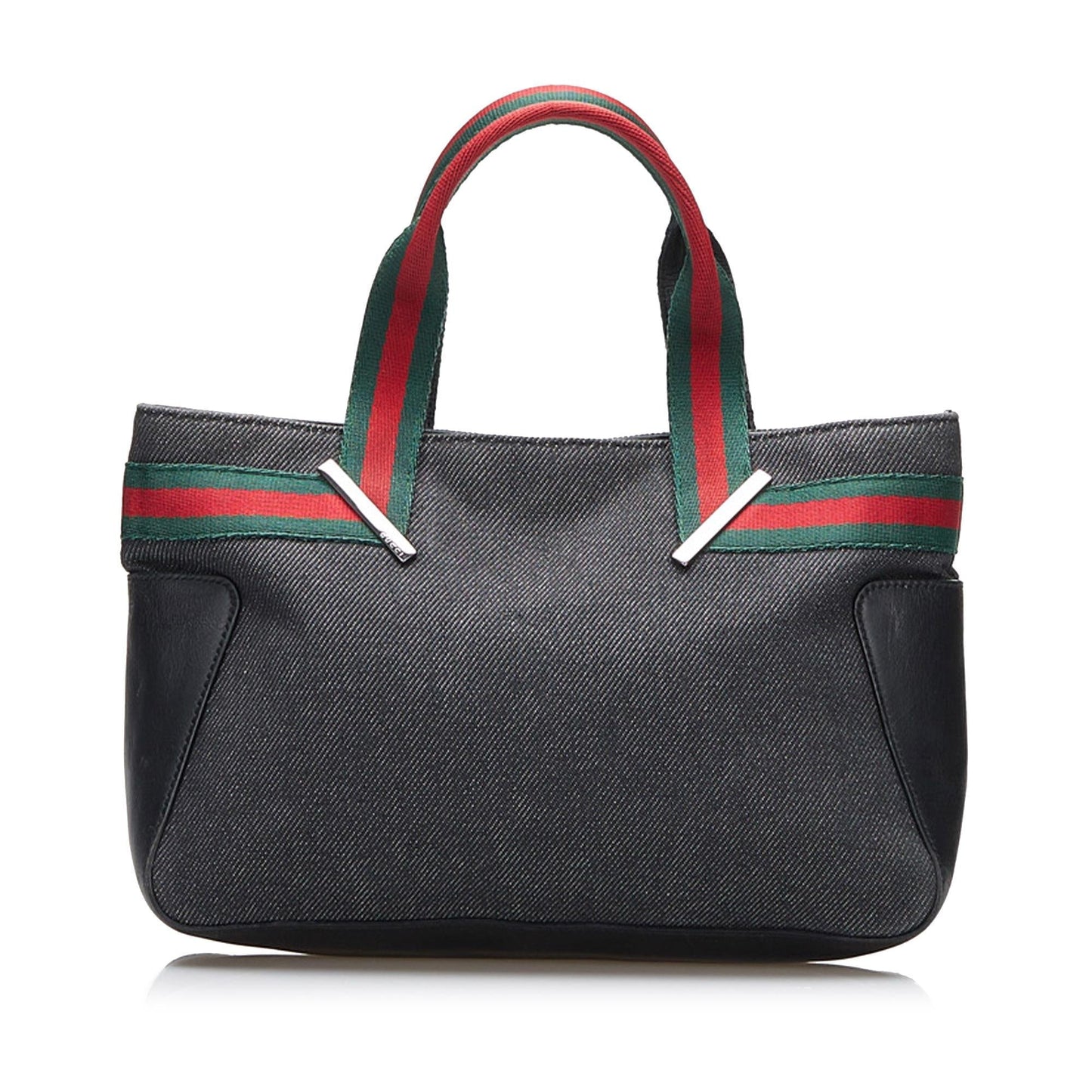 Gucci Web Denim Handbag (mvpGGk)