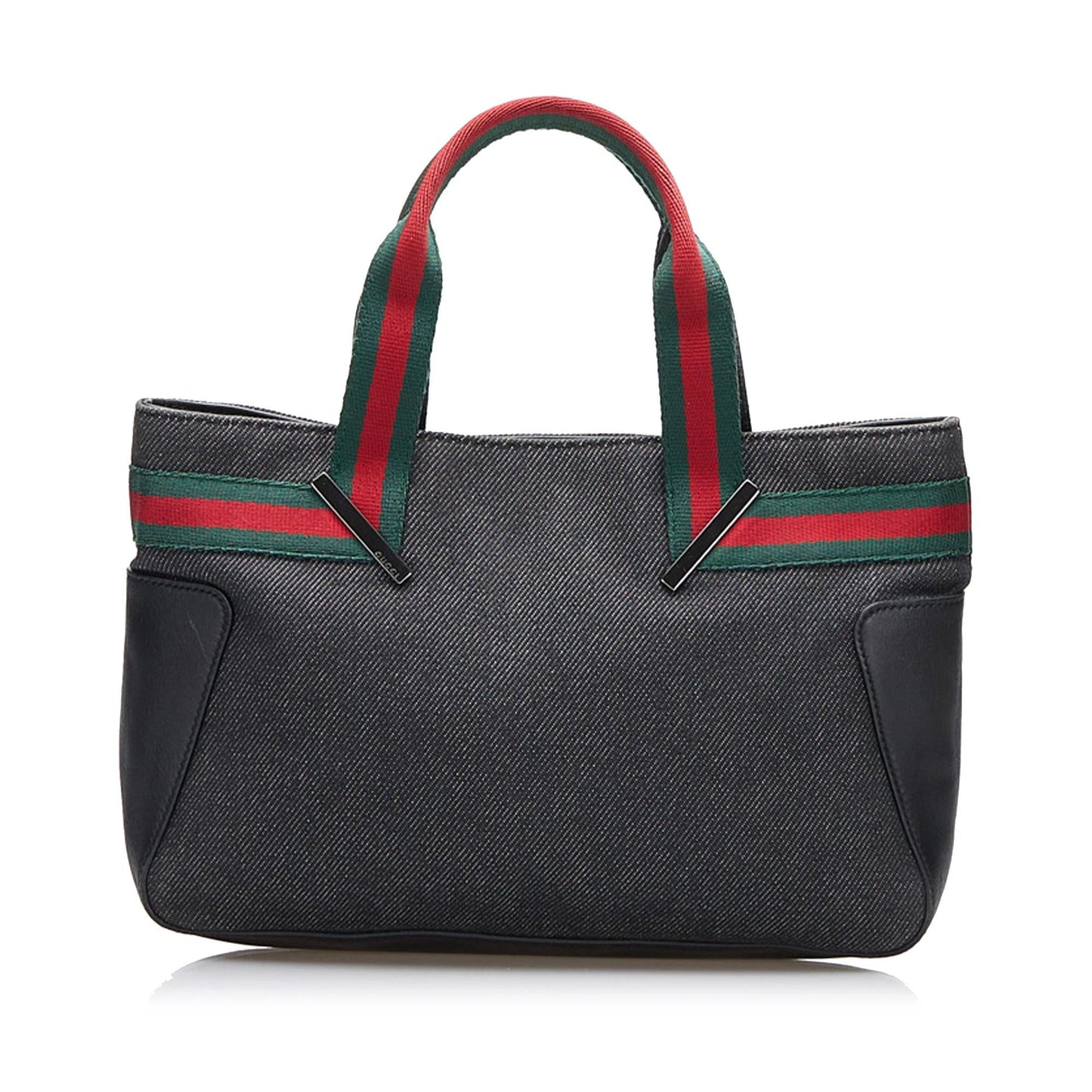 Gucci Web Denim Handbag (mvpGGk)