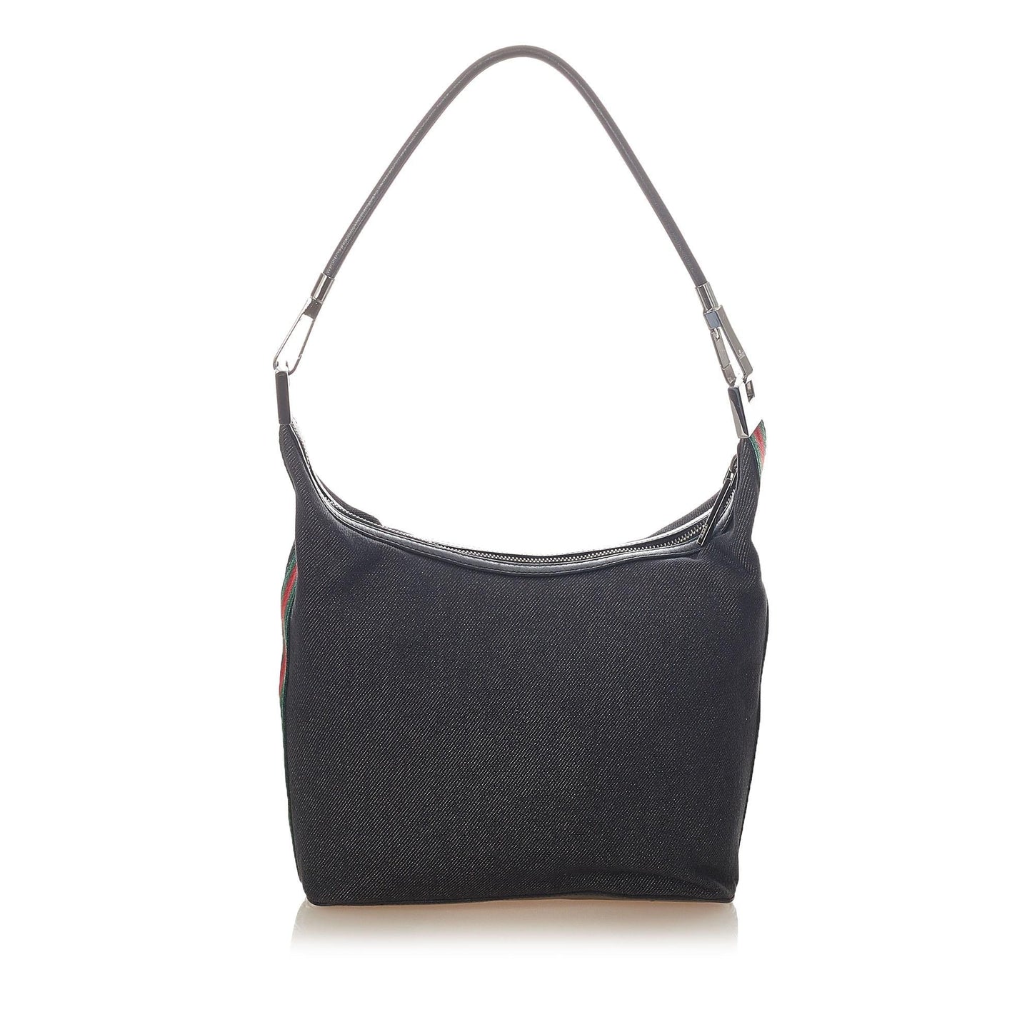 Gucci Web Denim Shoulder Bag (32504)