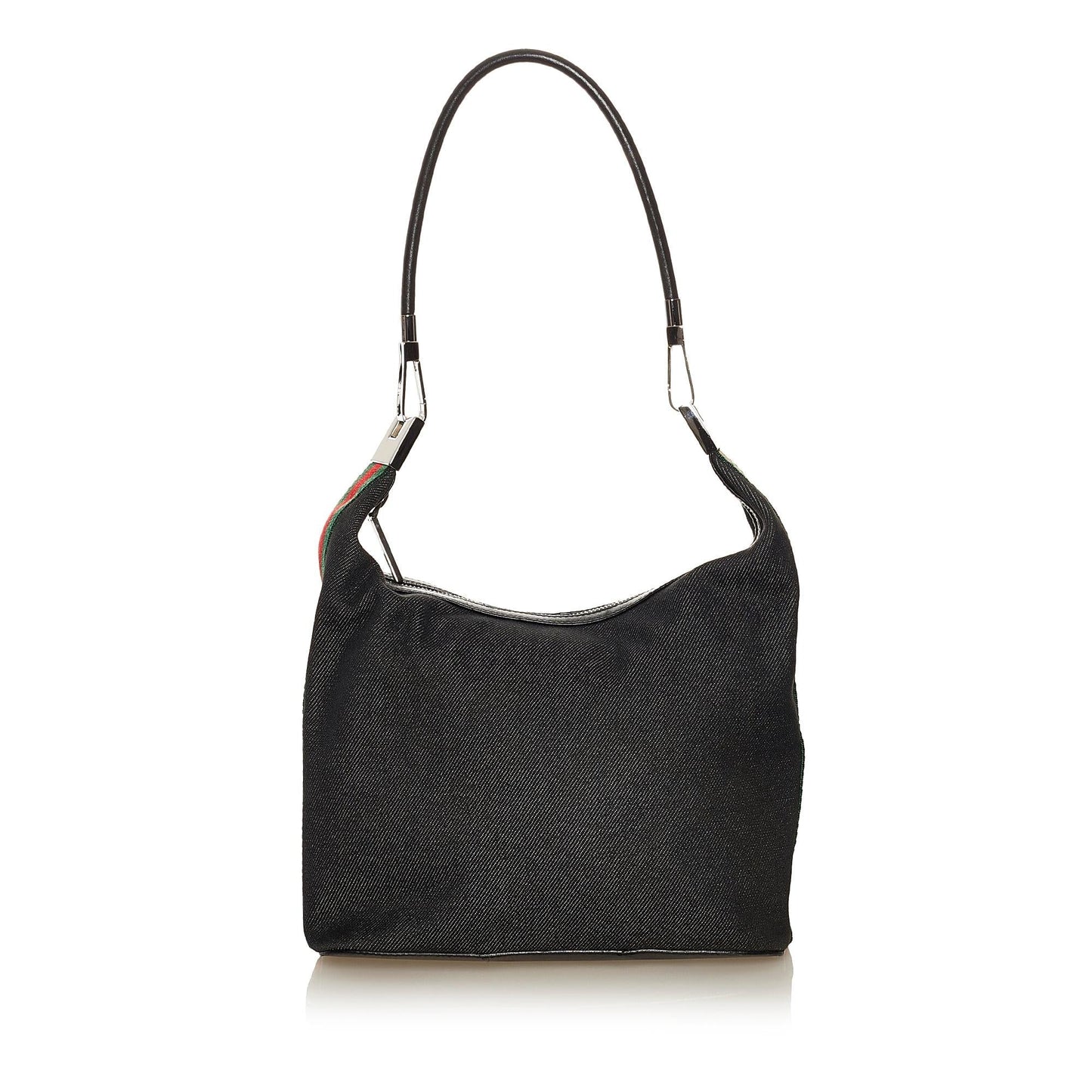 Gucci Web Denim Shoulder Bag (34386)
