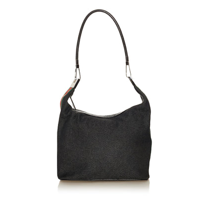 Gucci Web Denim Shoulder Bag (34386)