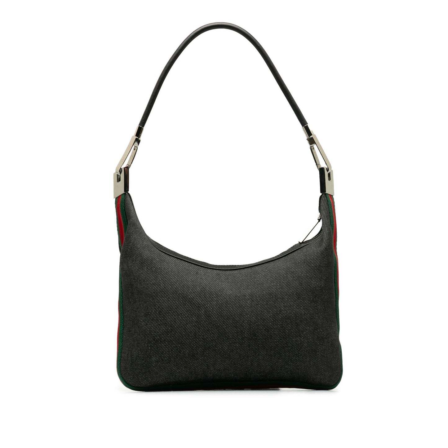 Gucci Web Denim Shoulder Bag (iAFw89)