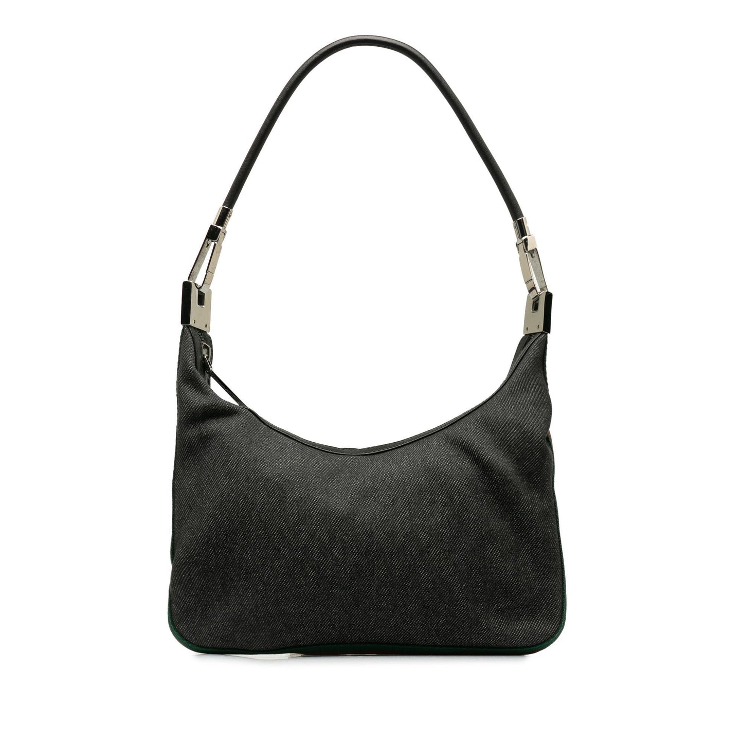 Gucci Web Denim Shoulder Bag (iAFw89)