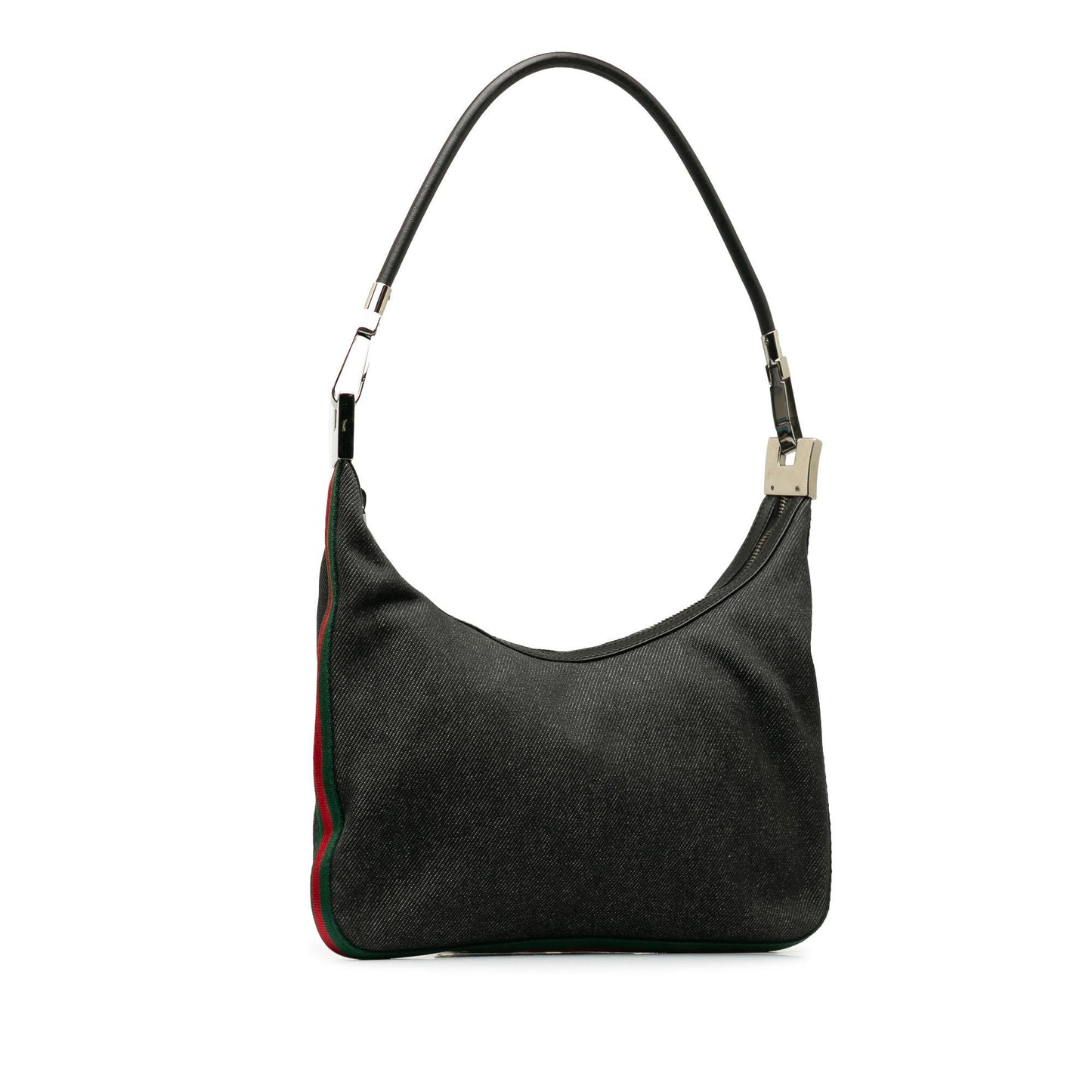 Gucci Web Denim Shoulder Bag (iAFw89)