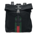 Gucci Web Fold Over Techno Backpack (0Uyhhq)