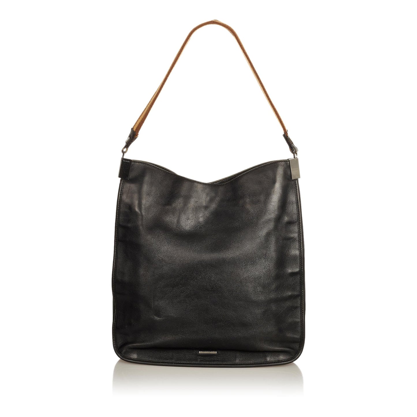 Gucci Web Leather Shoulder Bag (25566)