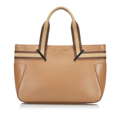 Gucci Web Leather Tote (35108)