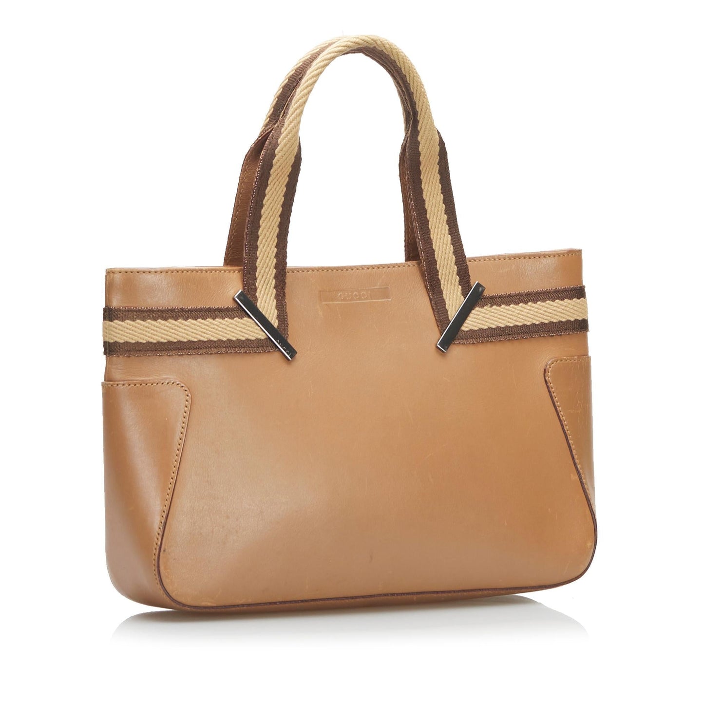 Gucci Web Leather Tote (35108)