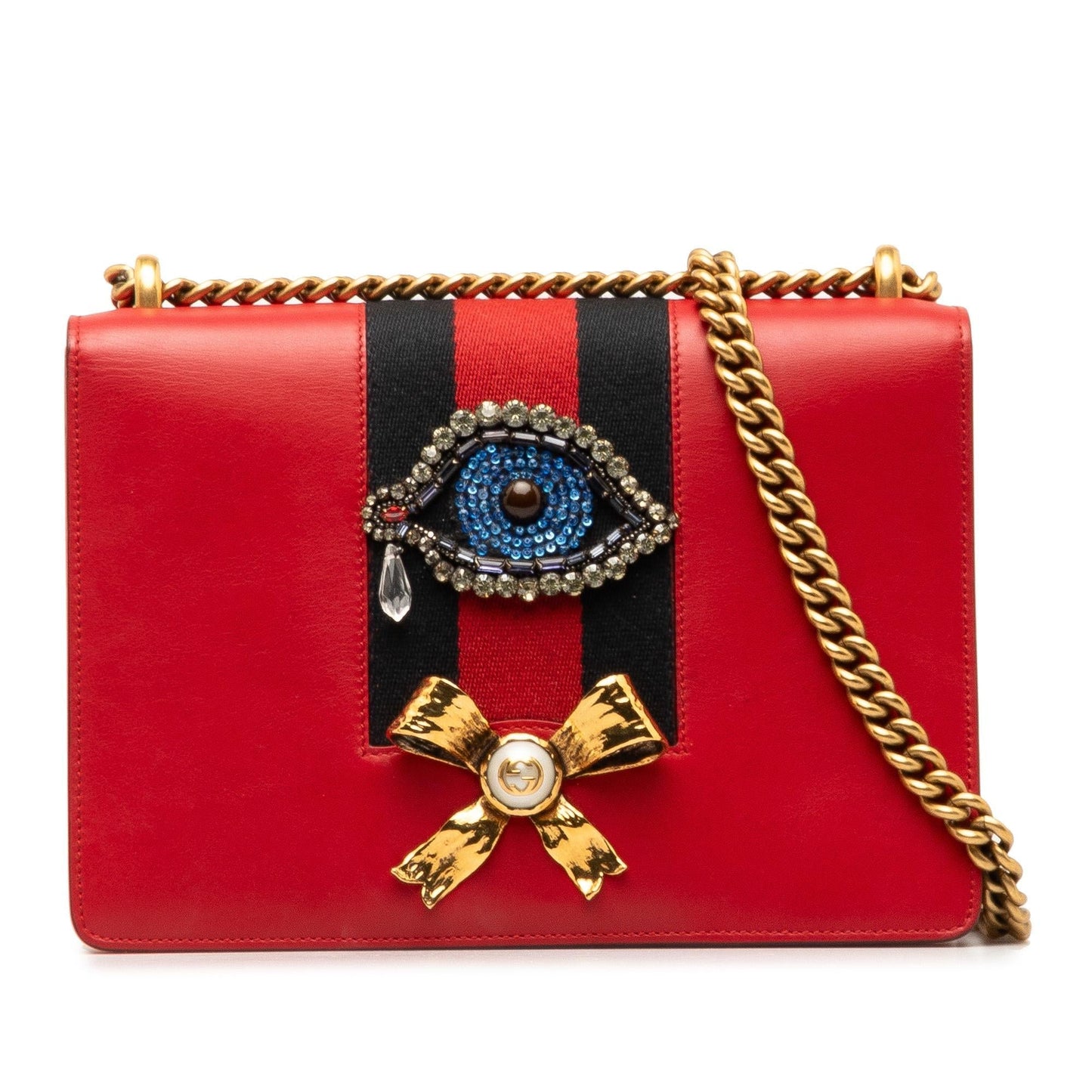 Gucci Web Peony Shoulder Bag (SqJUEA)