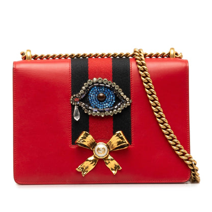Gucci Web Peony Shoulder Bag (SqJUEA)