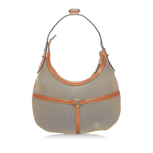 Gucci Web Reins Canvas Hobo Bag (SHG-30263)