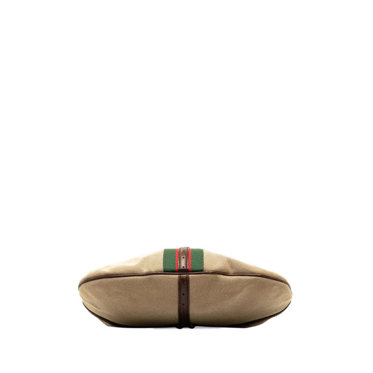 Gucci Web Reins Canvas Hobo Bag (qCOzMw)