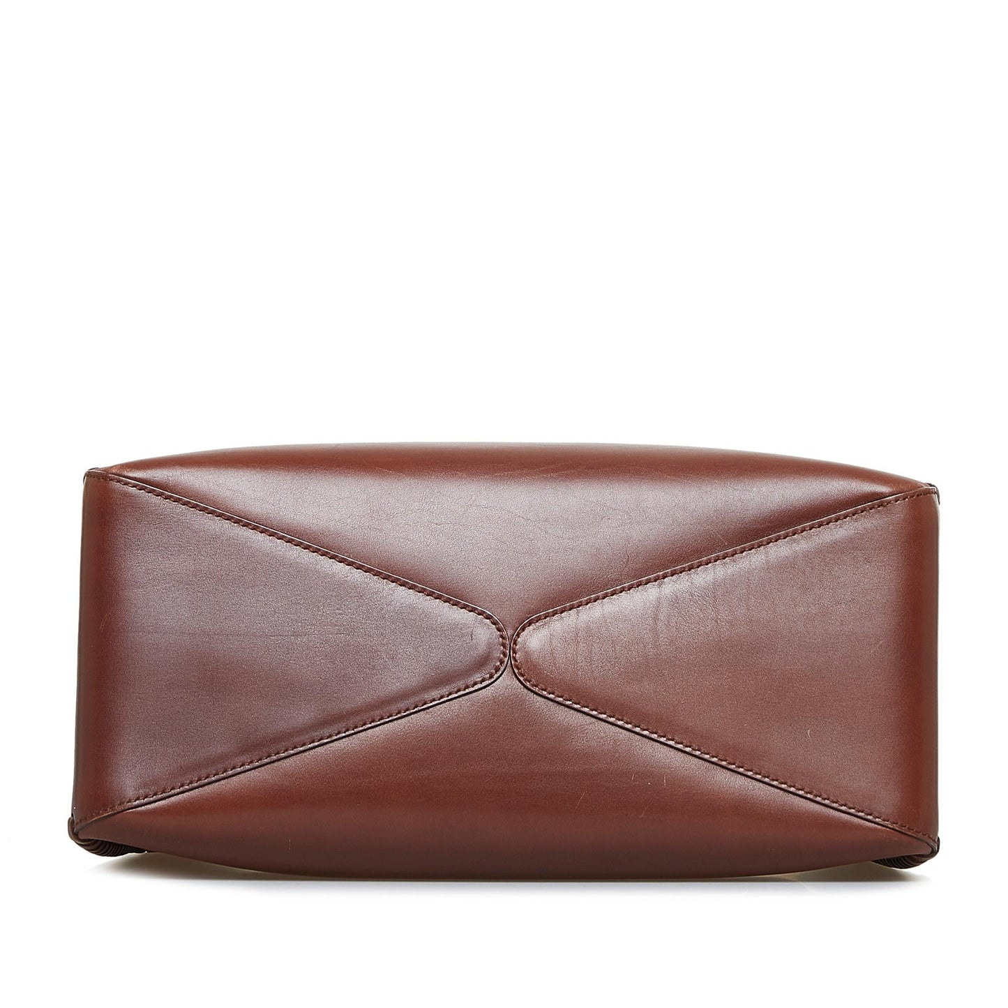 Gucci Whipstitch Wood Handle Handbag (caHaIH)
