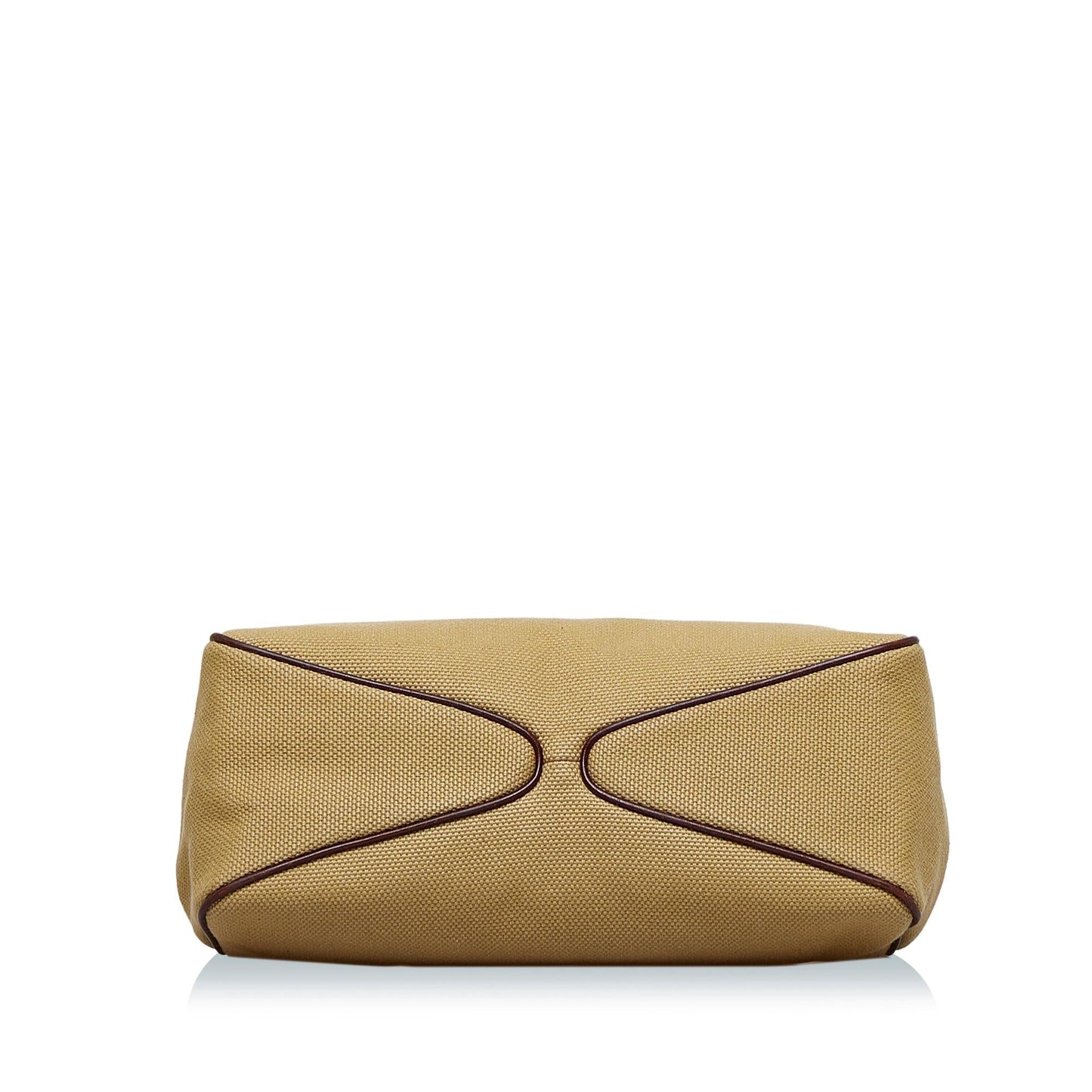 Gucci Wood Handle Canvas Handbag (zB1eEr)