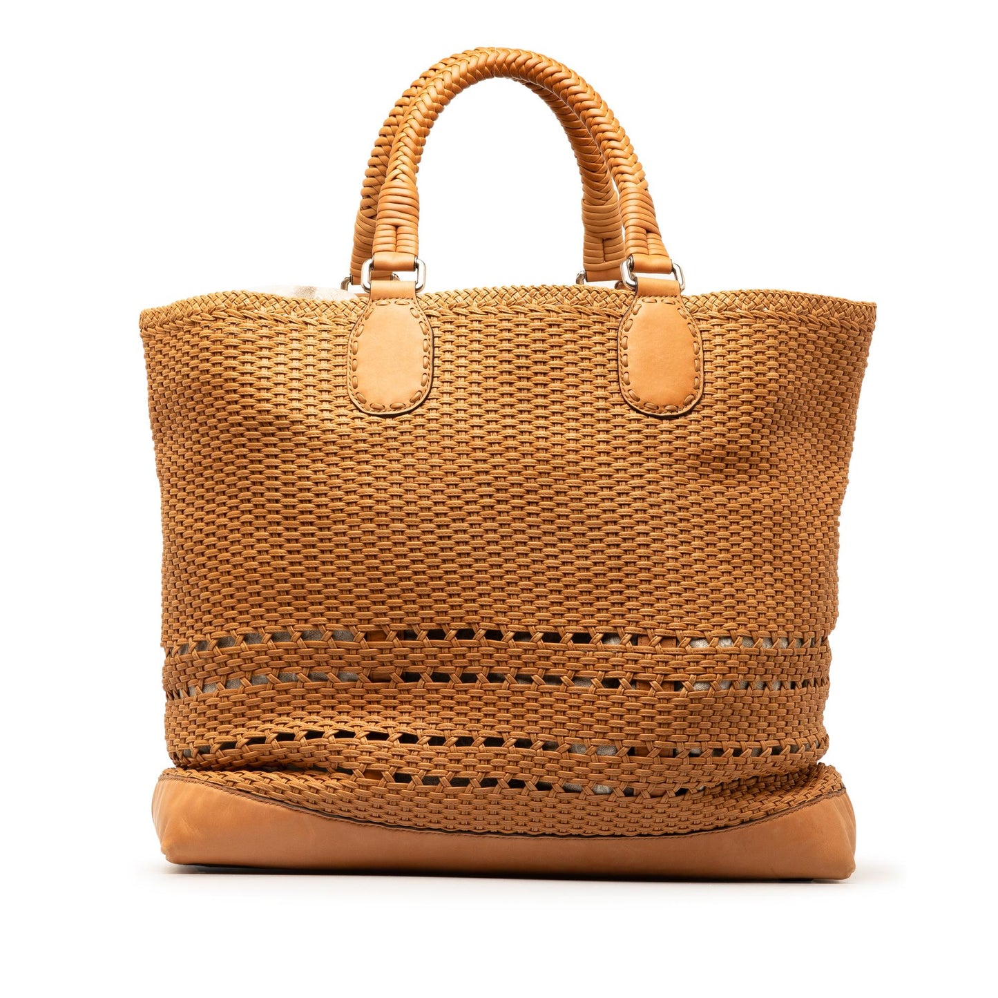 Gucci Woven Leather Tote (PXQlVm)