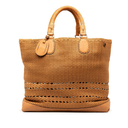 Gucci Woven Leather Tote (PXQlVm)