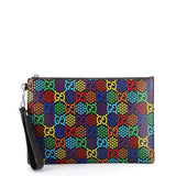 Gucci Psychedelic Rainbow GG Wristlet Clutch Clutch