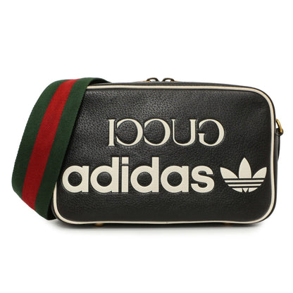 GUCCI X ADIDAS SMALL CALFSKIN LEATHER SHOULDER BAG