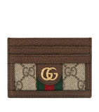 GUCCI GG OPHIDIA MONOGRAM CARD HOLDER