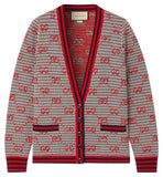 GUCCI GG INTARSIA CARDIGAN
