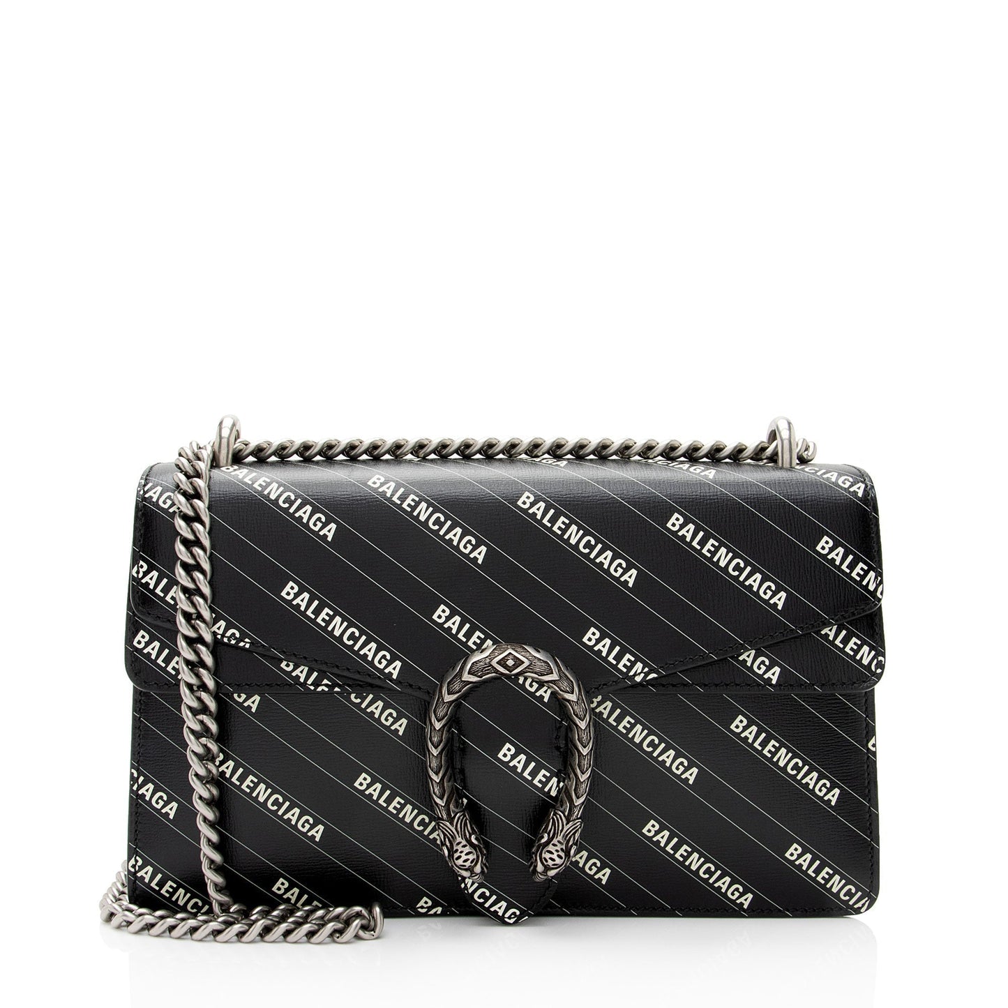 Gucci x Balenciaga Leather Dionysus The Hacker Project Small Shoulder Bag (SHF-qNmspE)