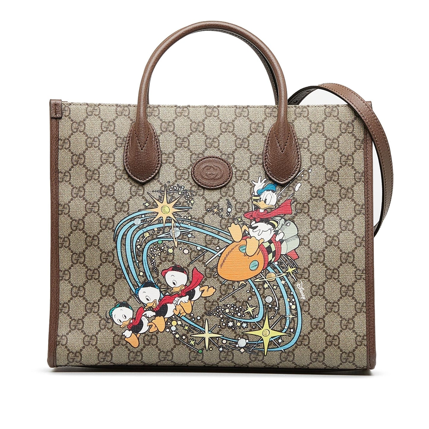 Gucci x Disney GG Supreme Donald Duck Tote (mJ8LfU)