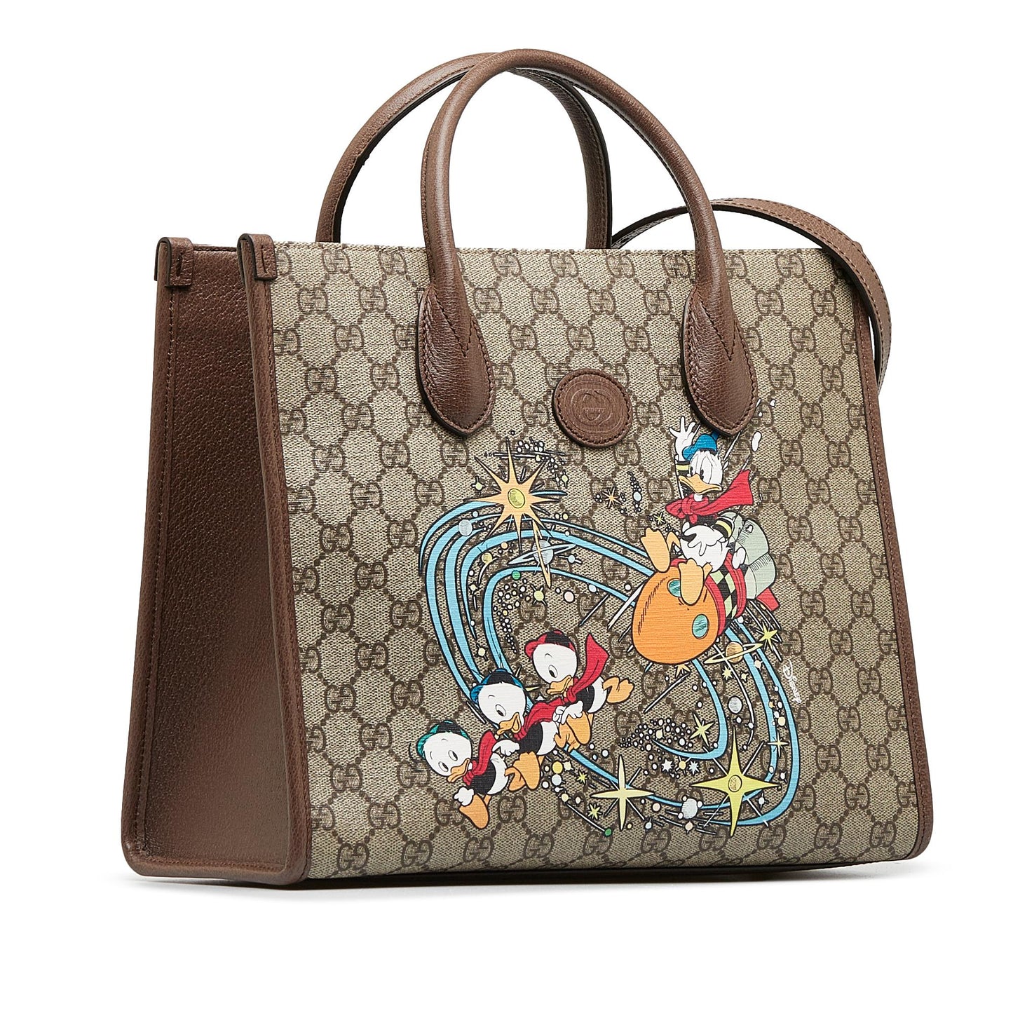 Gucci x Disney GG Supreme Donald Duck Tote (mJ8LfU)