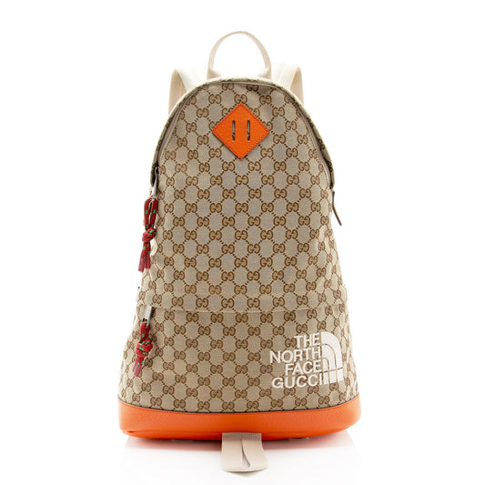 Gucci x North Face GG Canvas Backpack (SHF-YVr4iq)